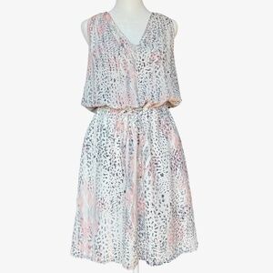 Rebecca Taylor 100% Silk Sleeveless Dress Sz 6